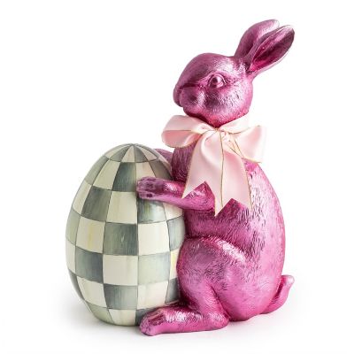 Touch of Pink Foil Bunny - Pink mackenzie-childs Panama 0