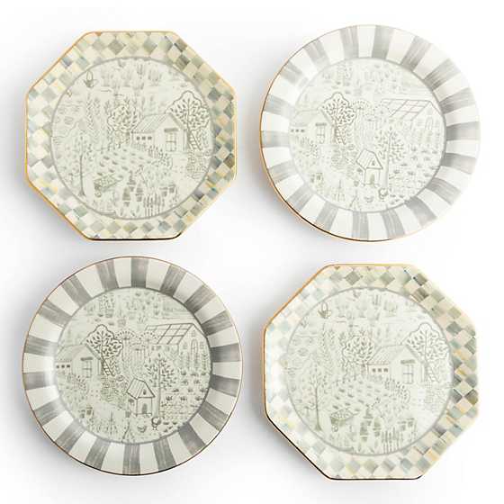 Sterling Cottage Dessert Plates - Set of 4 image two