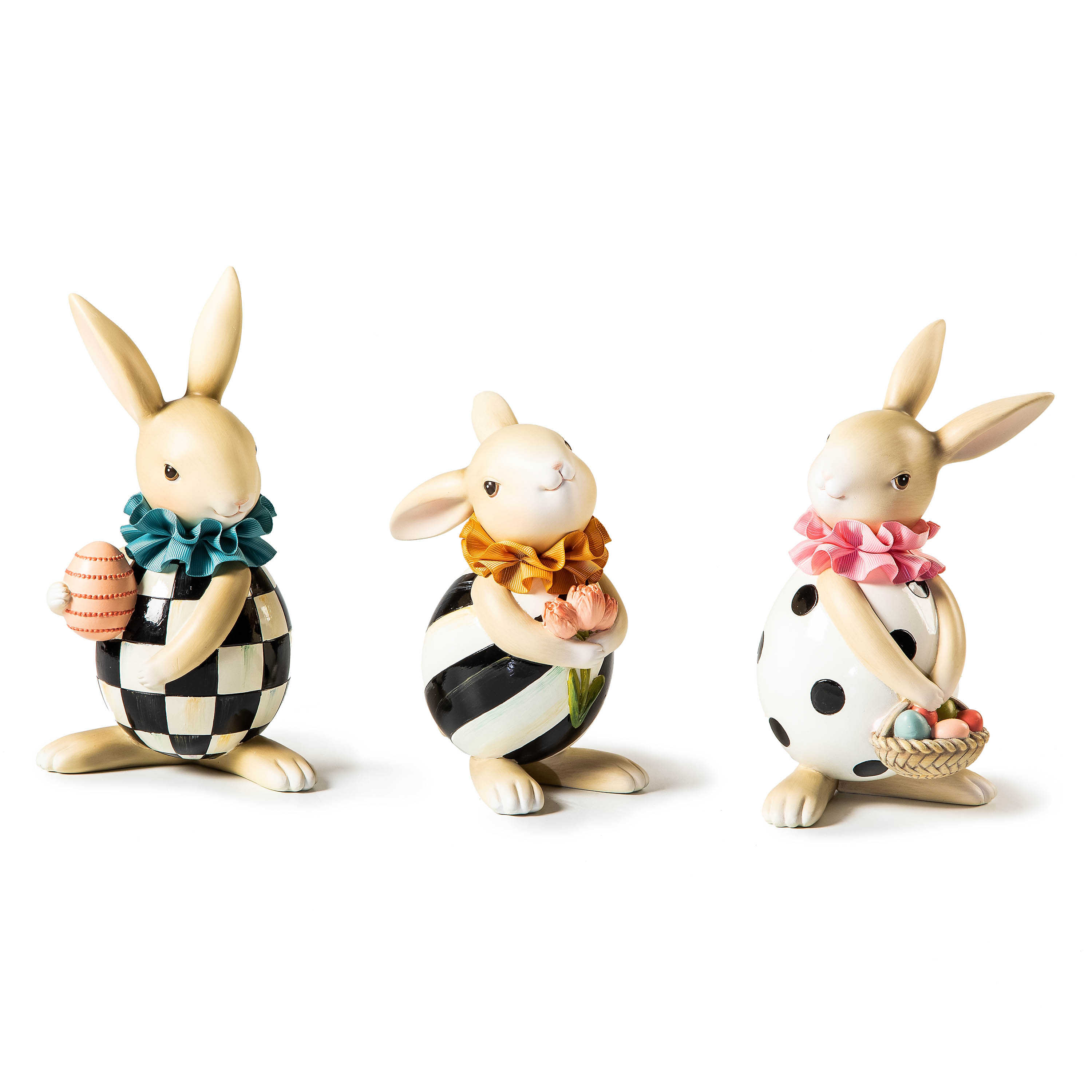Spring Fling Rabbit Trio mackenzie-childs Panama 0