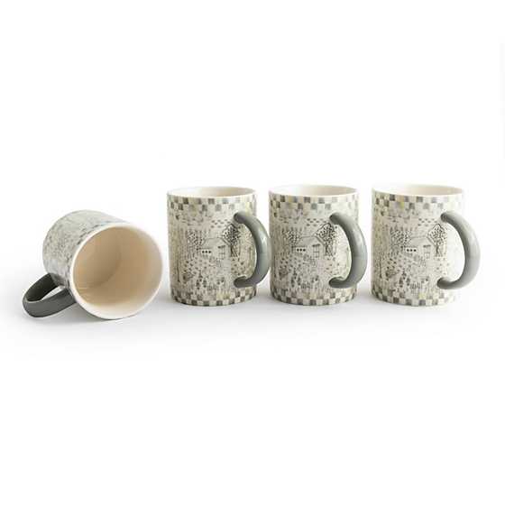 Sterling Cottage Mugs - Set of 4 image three