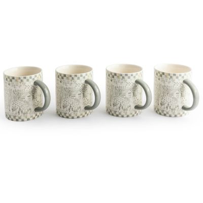 MacKenzie-Childs | Sterling Cottage Mugs, Set of 4