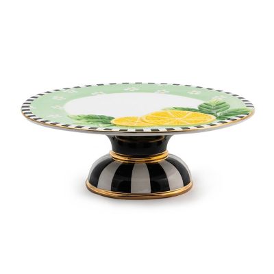 Lemon Large Pedestal Platter