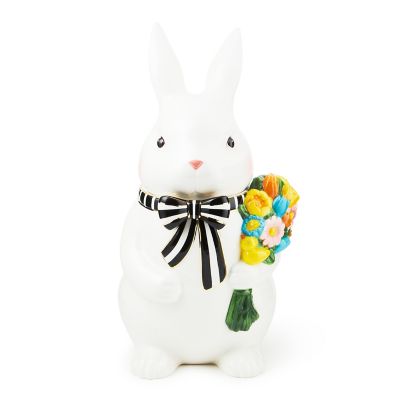 Calico Bunny Cookie Jar mackenzie-childs Panama 0