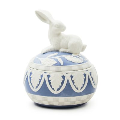 Cameo Bunny Lidded Box mackenzie-childs Panama 0