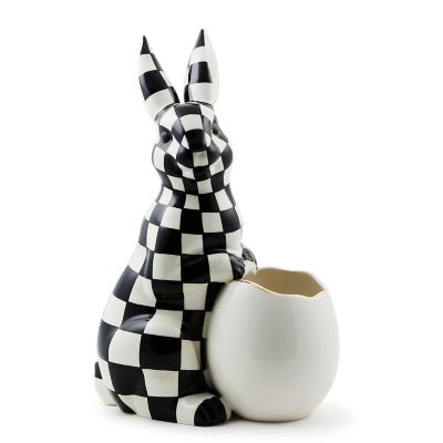 White Rabbit Ceramic Large Bunny Vase mackenzie-childs Panama 0