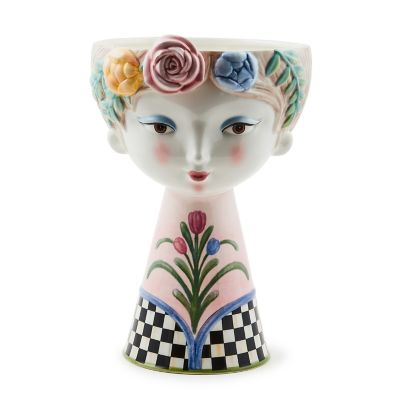 Rosy Meadow Tall Lady Vase mackenzie-childs Panama 0