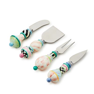 Rosy Meadow Cheese Spreader Set mackenzie-childs Panama 0