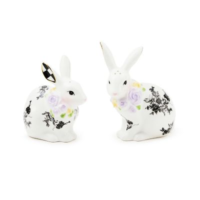 Butterfly Toile Bunny Salt & Pepper Set mackenzie-childs Panama 0