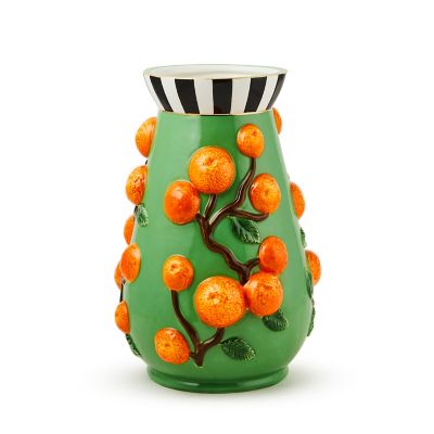 Tutti Frutti Orange Vase mackenzie-childs Panama 0