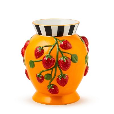 Tutti Frutti Strawberry Vase mackenzie-childs Panama 0