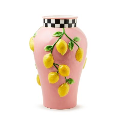 Tutti Frutti Lemon Vase mackenzie-childs Panama 0