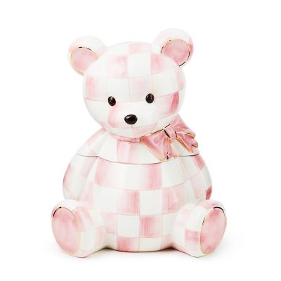 Rosy Bear Cookie Jar mackenzie-childs Panama 0