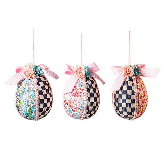 Prairie Egg Ornaments - Set of 3 image two