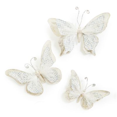 Crystal Palace Butterfly Clips, Set of 3 mackenzie-childs Panama 0