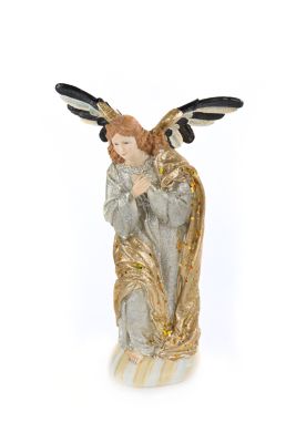 Mackenzie Childs Silver Lining Nativity Angel Animal Set - 