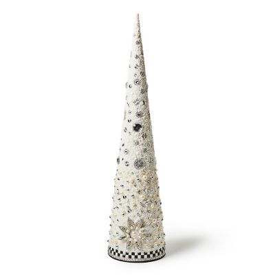 Crystal Palace Medium Beaded Cone Tree mackenzie-childs Panama 0