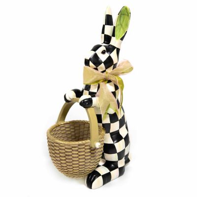 MacKenzie Childs Bunny Buddies Basket