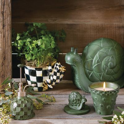 MacKenzie-Childs Courtly Check Extra Large Garden Pot