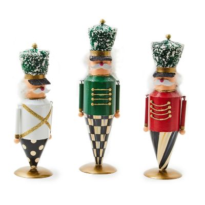 Cozy Christmas Tin Nutcrackers, Set of 3 mackenzie-childs Panama 0