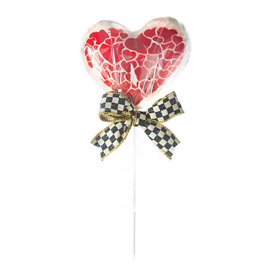 Heart Lollipop Pick - Lots of Hearts