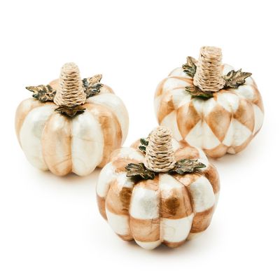 Mocha Capiz Pumpkins, Set of 3 mackenzie-childs Panama 0