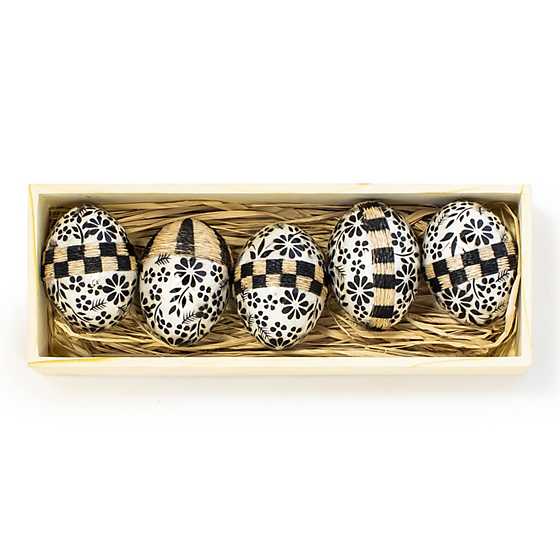 Woodland Capiz Eggs - Set of 5 image three