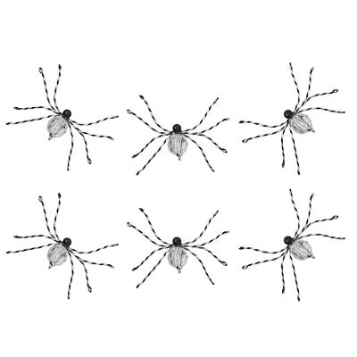 Crystal Beaded Spider Clips, Set of 6 mackenzie-childs Panama 0