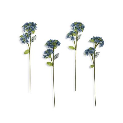 Blue Hydrangea Beaded Flower Stem, Set of 4 mackenzie-childs Panama 0