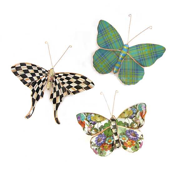 Butterfly Trio Wall Decor - Pond