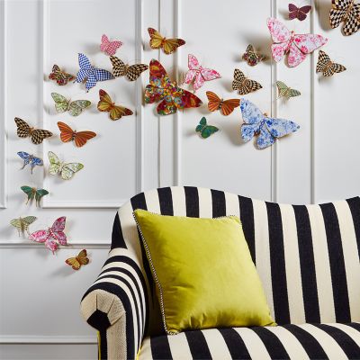 MacKenzie-Childs  Courtly Check Butterfly Duo Wall Decor