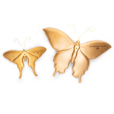 MacKenzie-Childs  Courtly Check Butterfly Duo Wall Decor