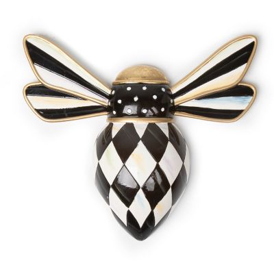 Courtly Check Bee Wall Decor mackenzie-childs Panama 0