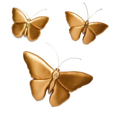 MacKenzie-Childs  Courtly Check Butterfly Duo Wall Decor