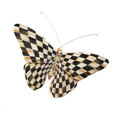 Courtly Check Butterfly Wall Decor mackenzie-childs Panama 0