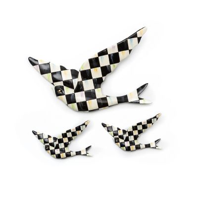 MacKenzie-Childs | Courtly Check Swallowtail Duo Wall Decor