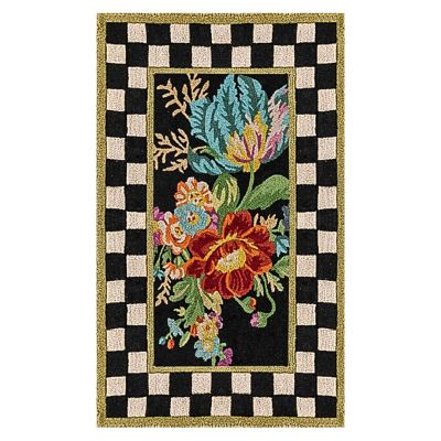 Flower Market 3' x 5' Washable Rug