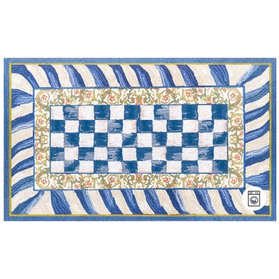 Truly Royal Check Washable Rug - 3' x 5' image two