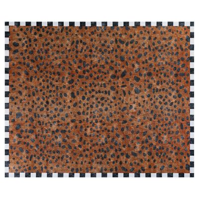 Cheetah 8' x 10' Washable Rug mackenzie-childs Panama 0