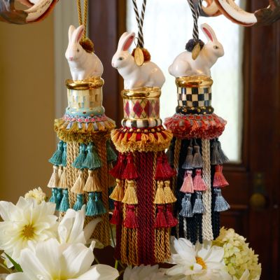 MacKenzie-Childs | Courtly Check Rabbit Tassel