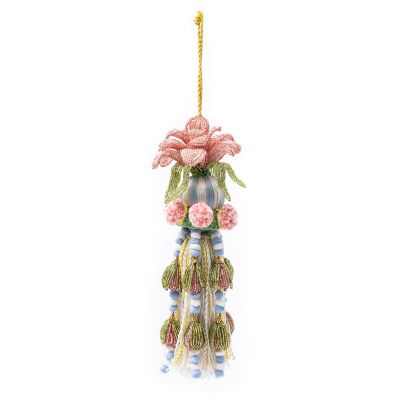 Wildflowers Beaded Tassel mackenzie-childs Panama 0