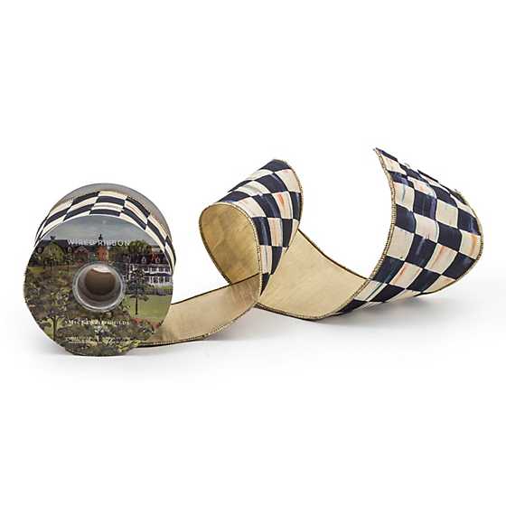 Courtly Check 4" Ribbon image one