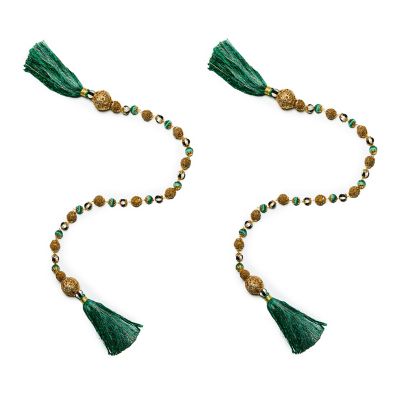 Emerald Luxe Swag Tassels, Set of 2 mackenzie-childs Panama 0