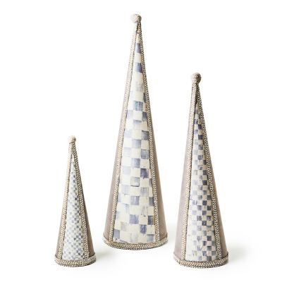 Crystal Palace Suede Cone Trees, Set of 3 mackenzie-childs Panama 0