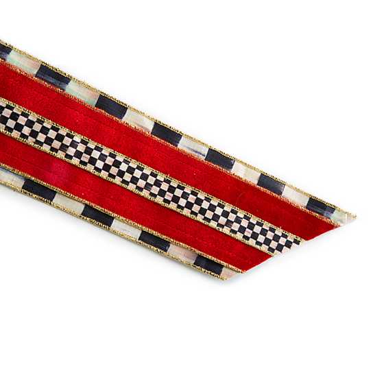 Courtly Regal 4" Ribbon - Red image four