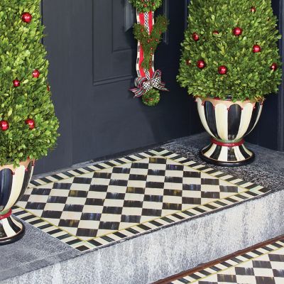 MacKenzie-Childs Royal Check Entrance Mat