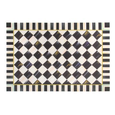 MacKenzie-Childs  Courtly Check Entrance Mat