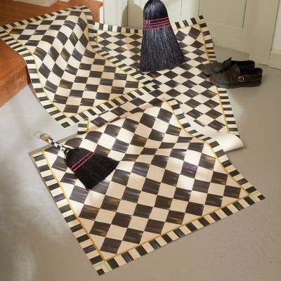 MacKenzie-Childs Royal Check Floor Mat - 3' x 5