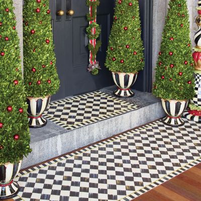 MacKenzie-Childs  Courtly Check Entrance Mat