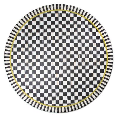 MacKenzie-Childs Royal Check Floor Mat - 2'6 x 8' Runner