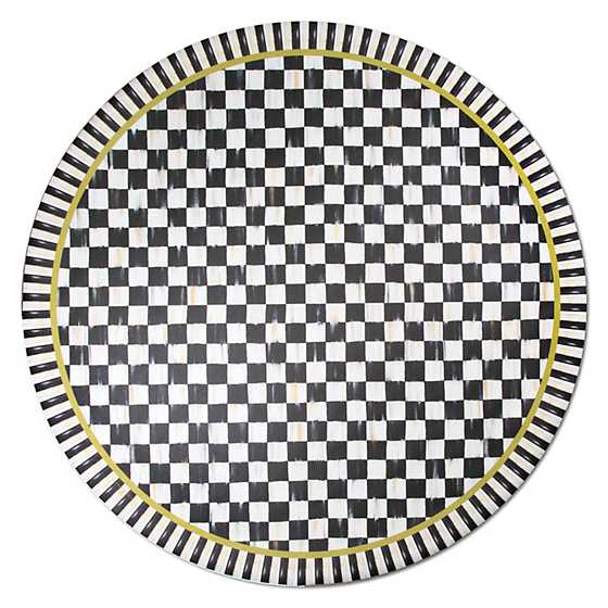 Courtly Check Floor Mat - 6' Round